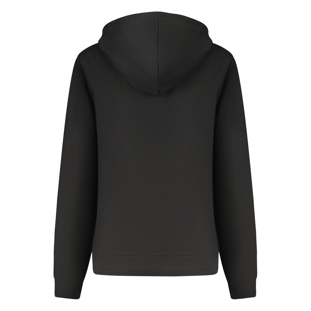 Black Cotton Women's Hoodie
