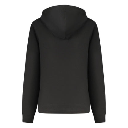 Black Cotton Women's Hoodie