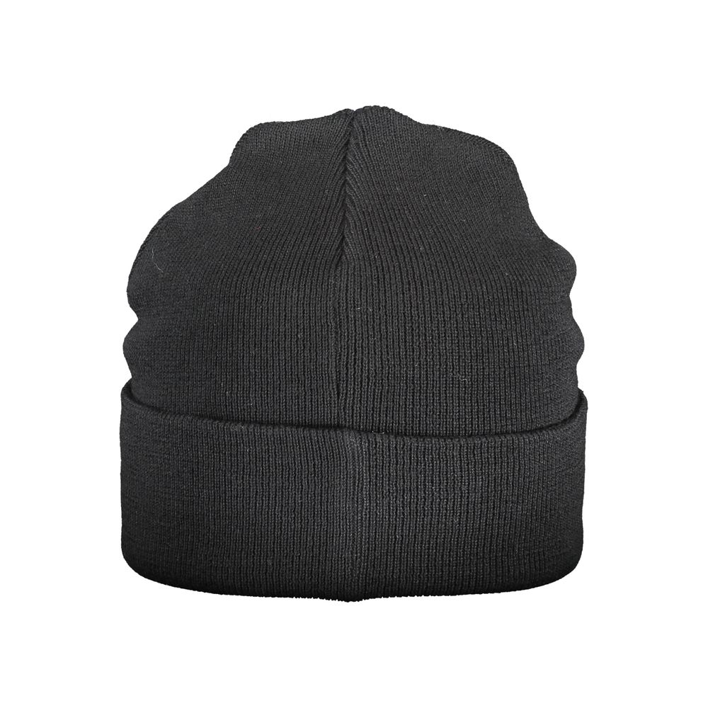Black Polyester Men Cap