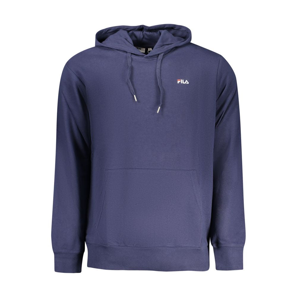 Blue Cotton Men's Hoodie