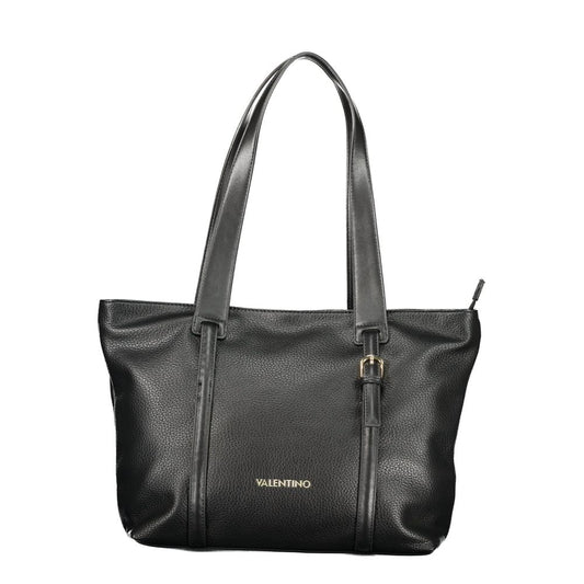 Black Polyurethane Women's Bag for Sophisticated Accessorizing