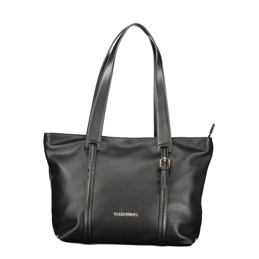 Black Polyurethane Women's Bag for Sophisticated Accessorizing