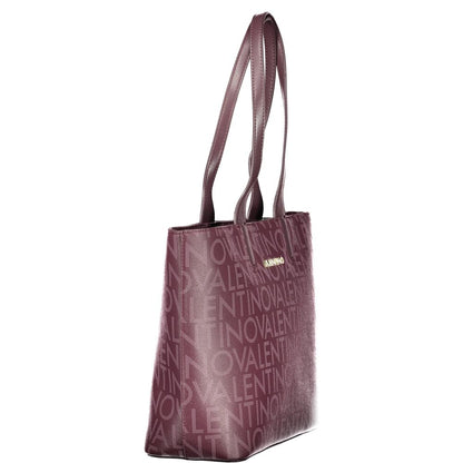 Rosso Polyurethane Women Handbag