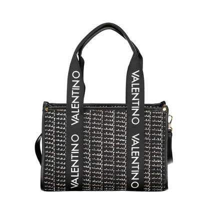 Black Polyester Women Bag