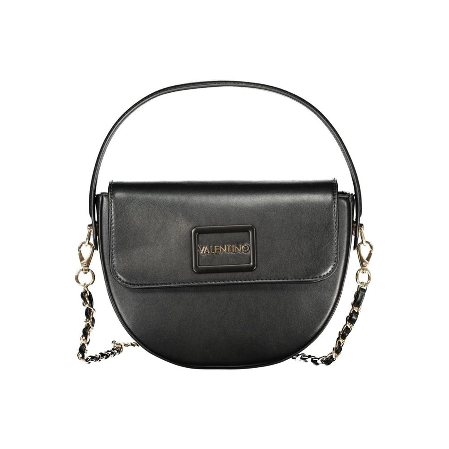 Black Polyurethane Women's Bag