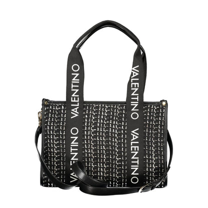Black Polyester Women Bag