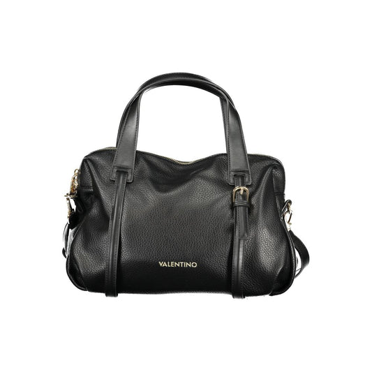 Black Polyurethane Women's Bag