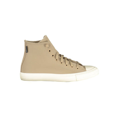 Beige Leather Unisex Sneaker
