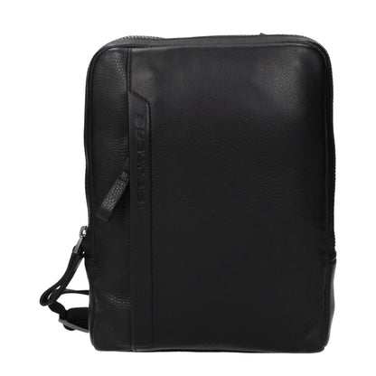 Black Leather Crossbody Bag
