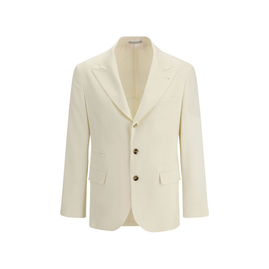 Beige Wool Blazer
