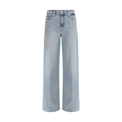 Blue Cotton Relaxed Fit Jeans