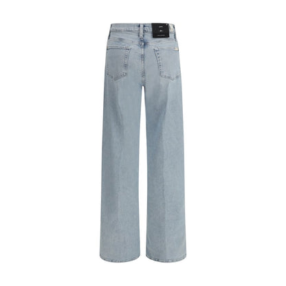 Blue Cotton Relaxed Fit Jeans