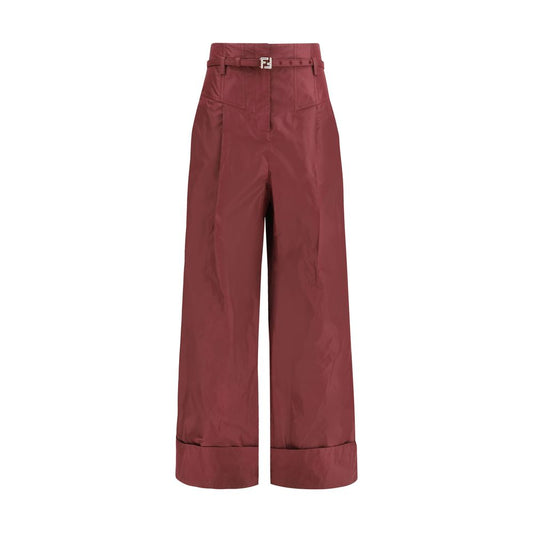 Bordeaux Silk Dress Pants